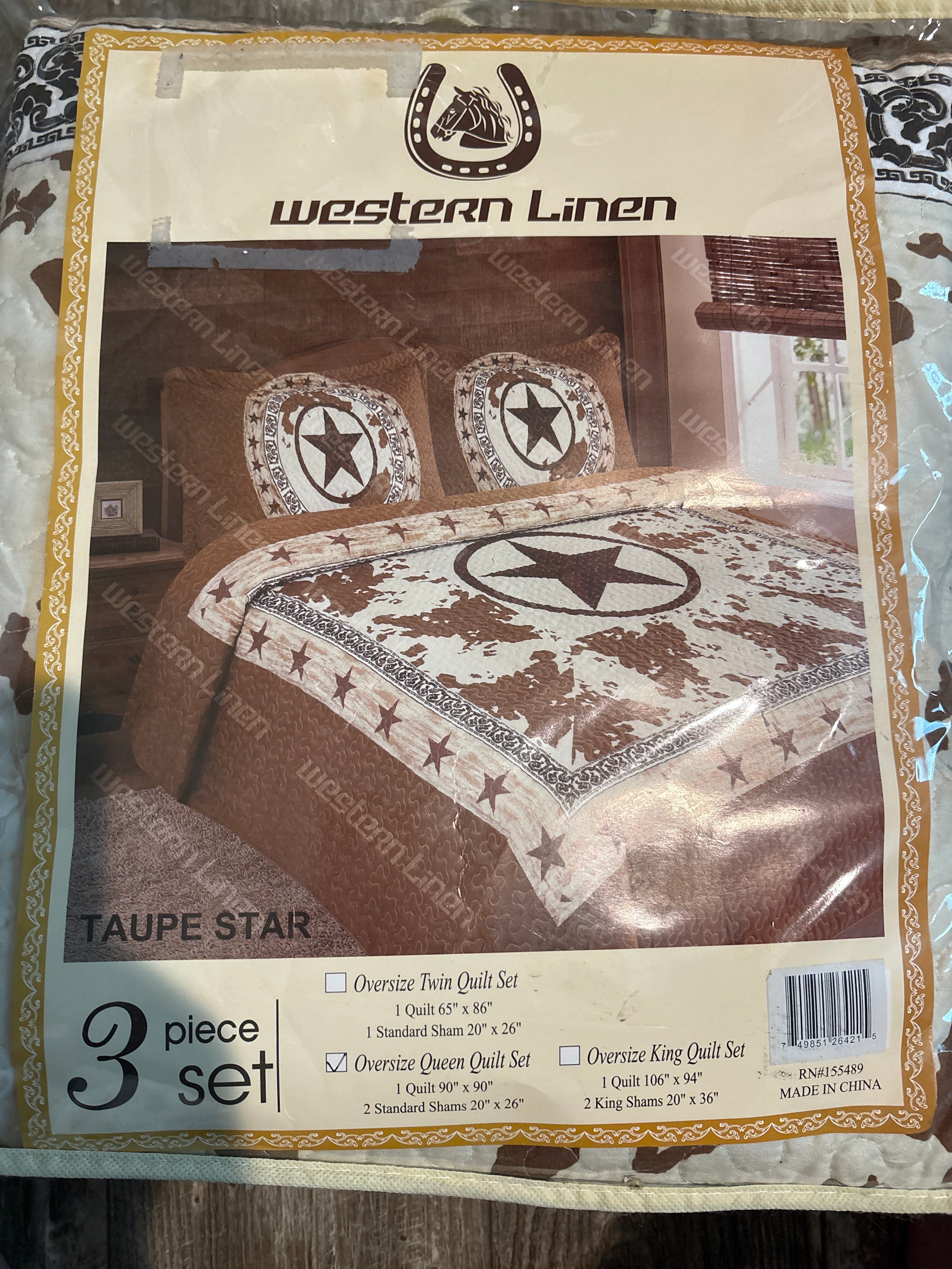 Queen quilt set